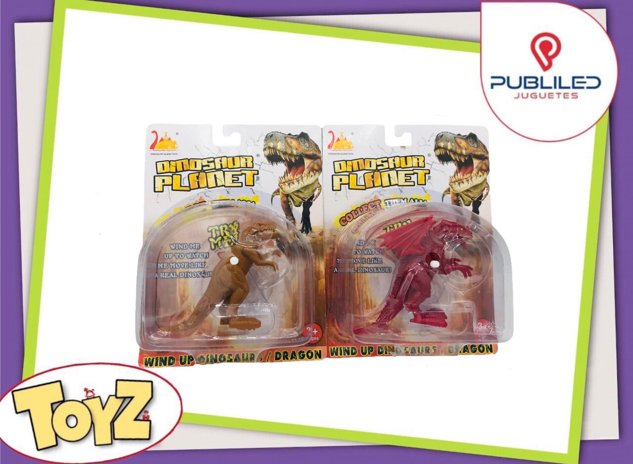 Dinosaurio en blister - 4 Modelos