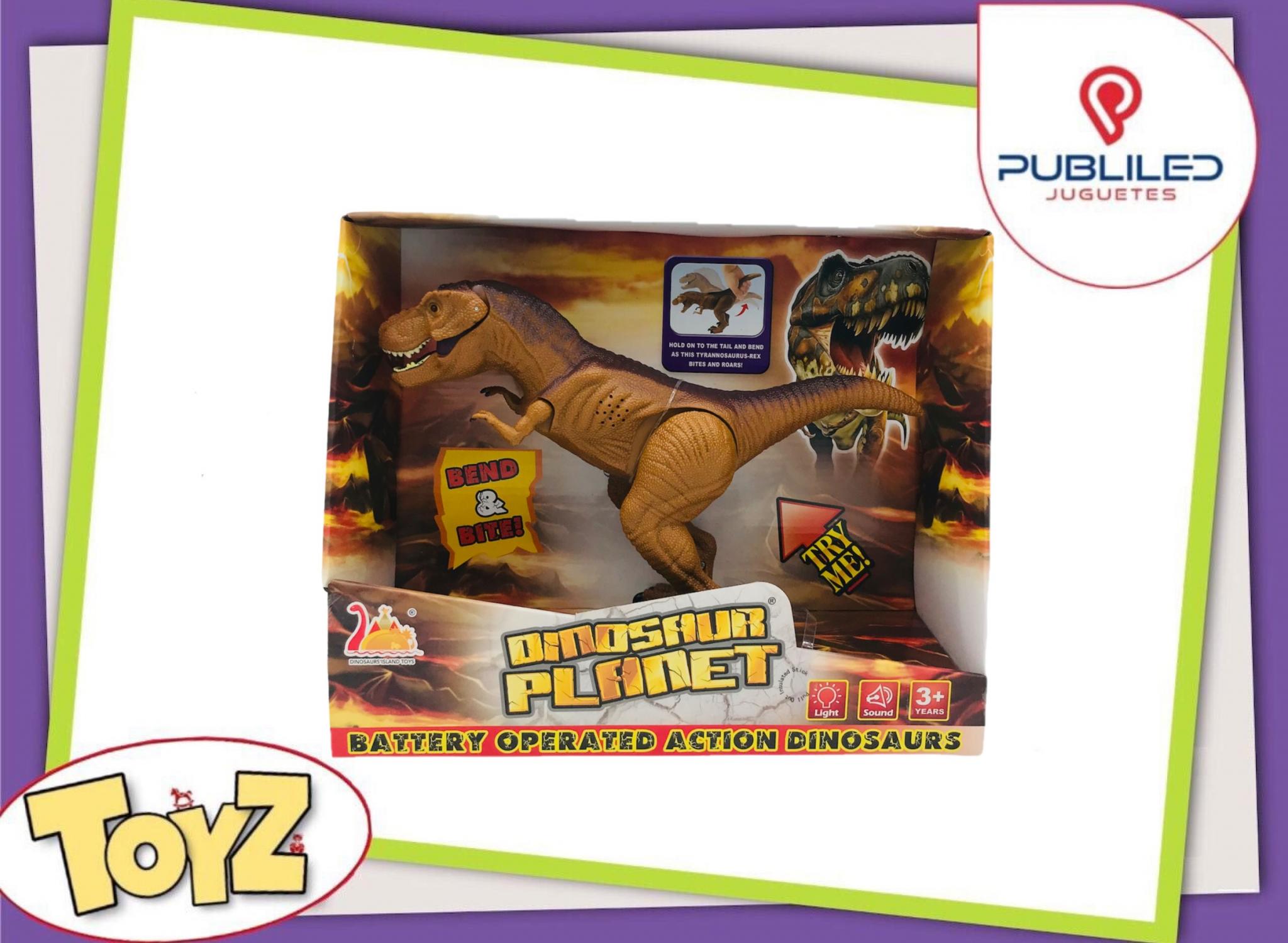 Dinosaurio Grande en Caja con luz y sonido- 2 Modelos