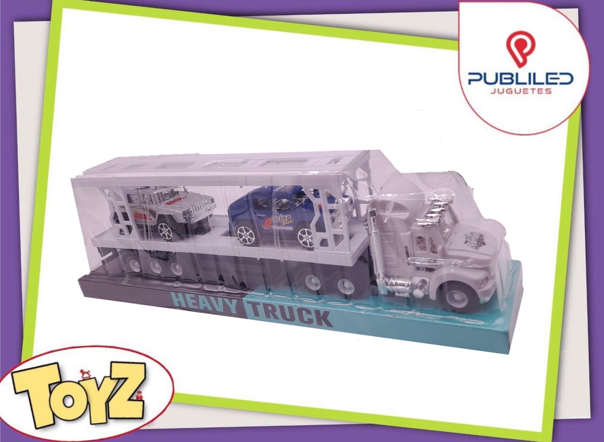Camion Mosquito con 2 Autos en Burbuja