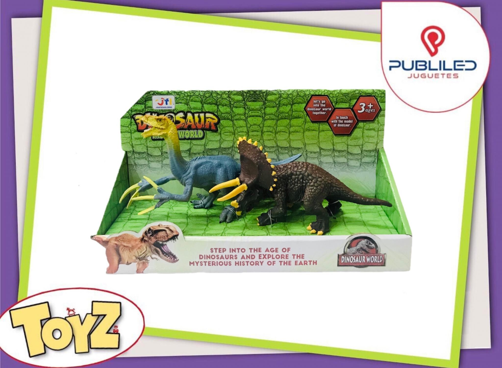 Dinosaurios en caja x 2