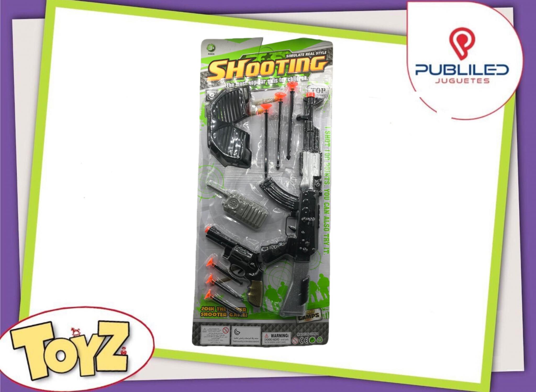 Set De Rifle Lanza Dardos