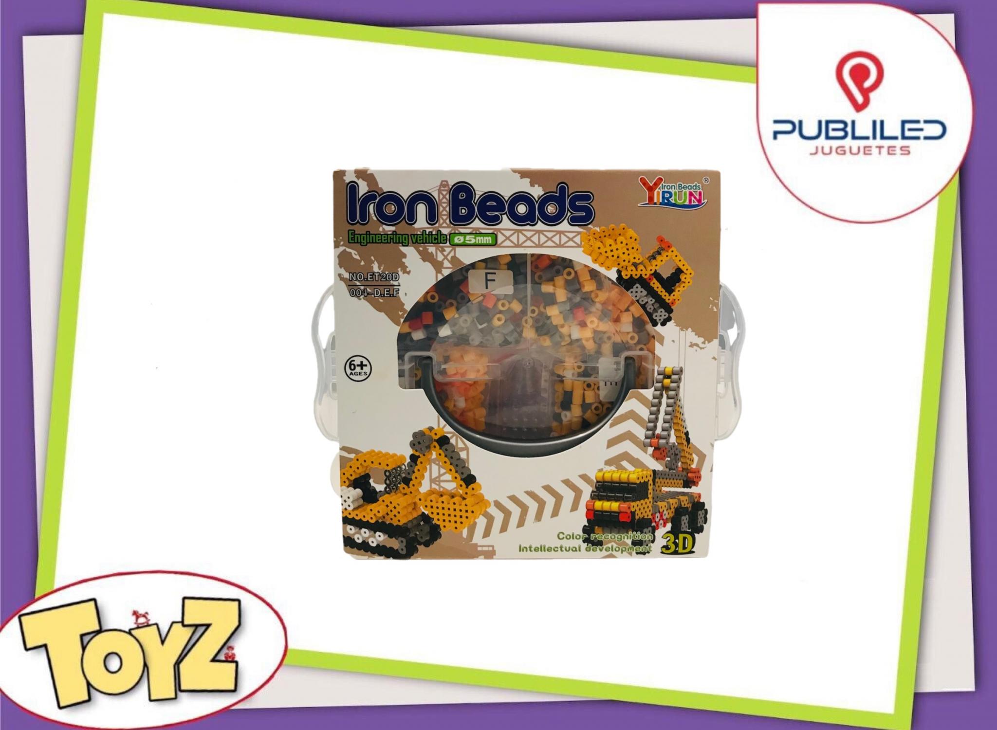 Iron Beads Vehiculos de Contruccion en Caja