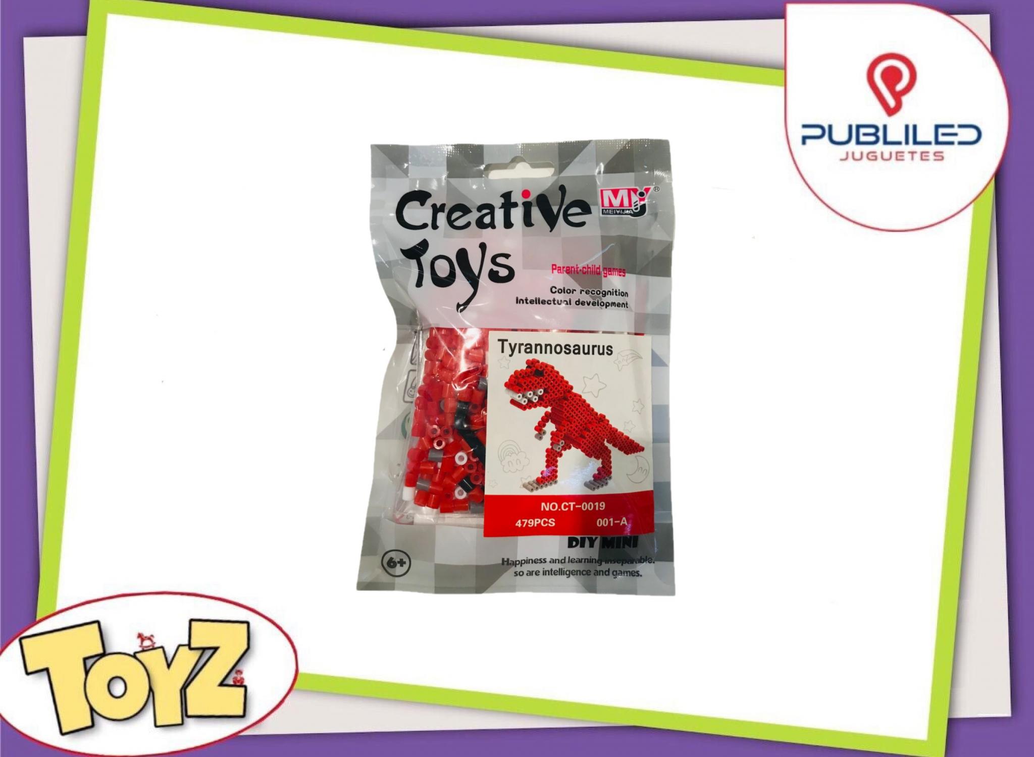 Iron Beads Dinosaurio en Bolsa