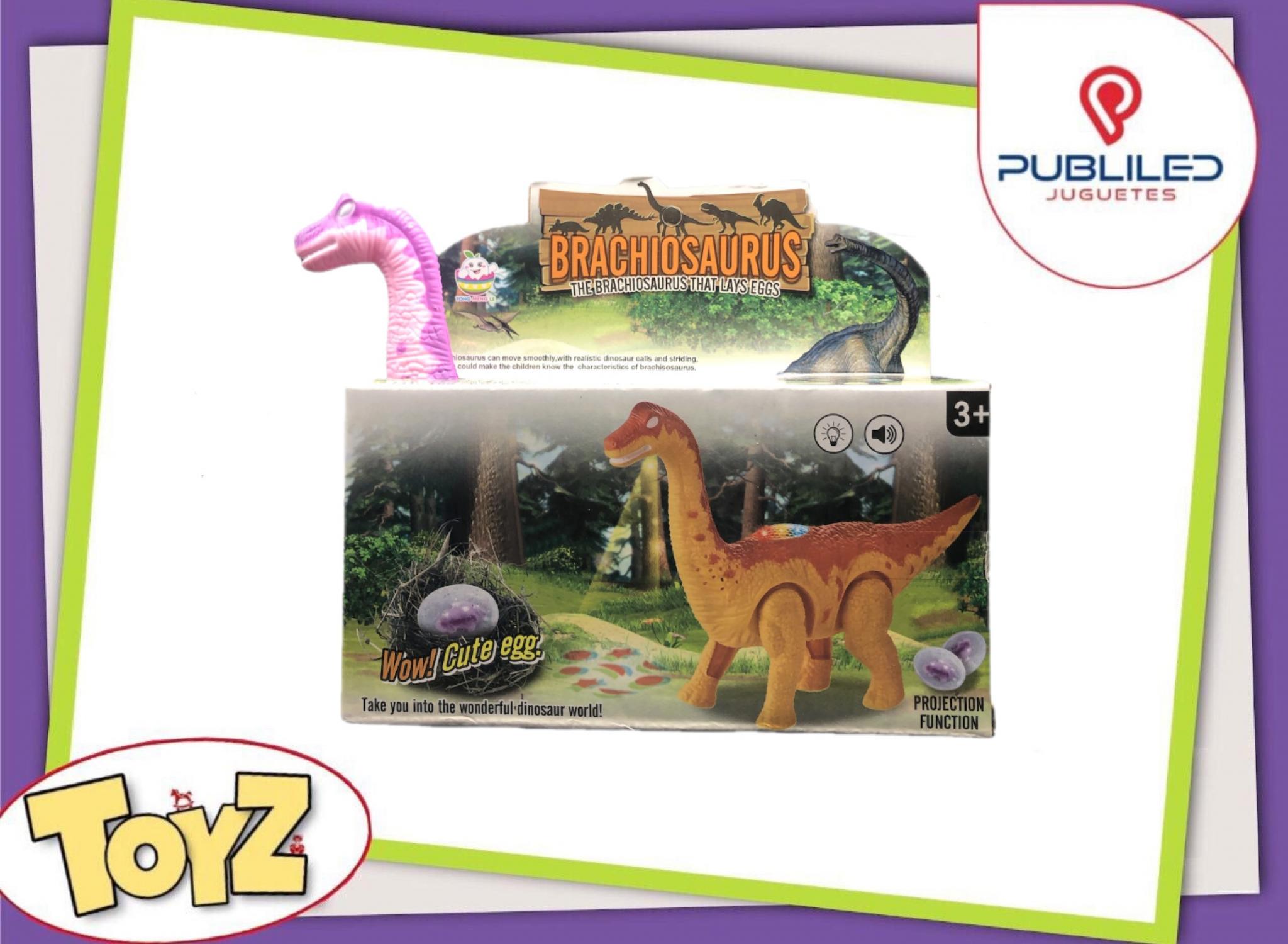 Dinosaurio con Luz y Sonido en Caja