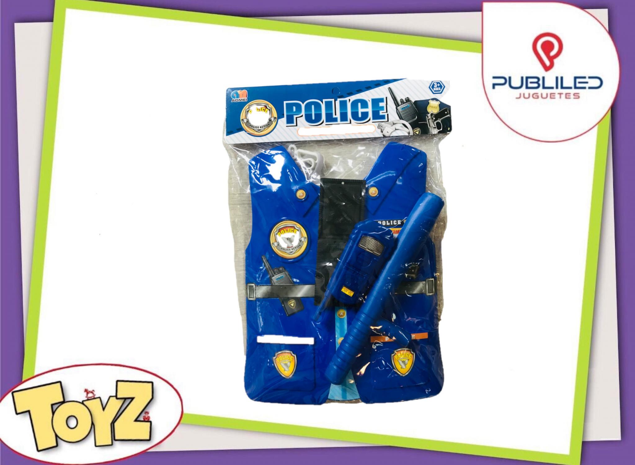 Set Chaleco de Policia y accesorios