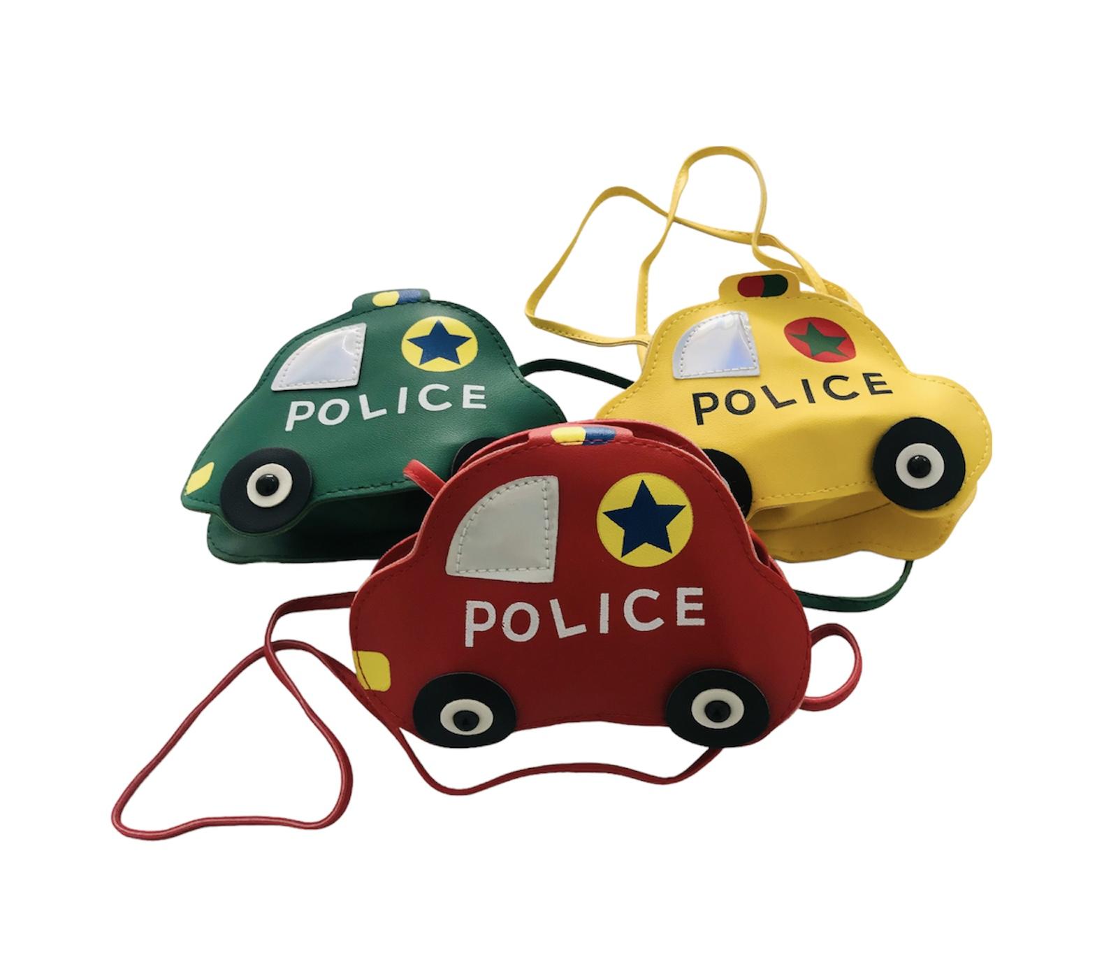 Cartera Auto de Policia en varios colores