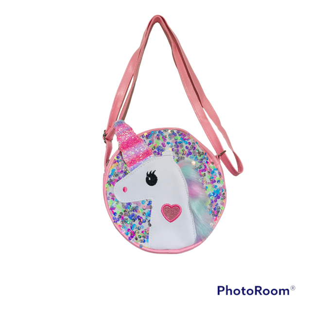 Cartera Redonda Unicornio