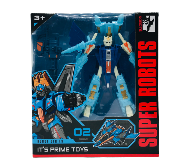 Robot Transformer con accesorios