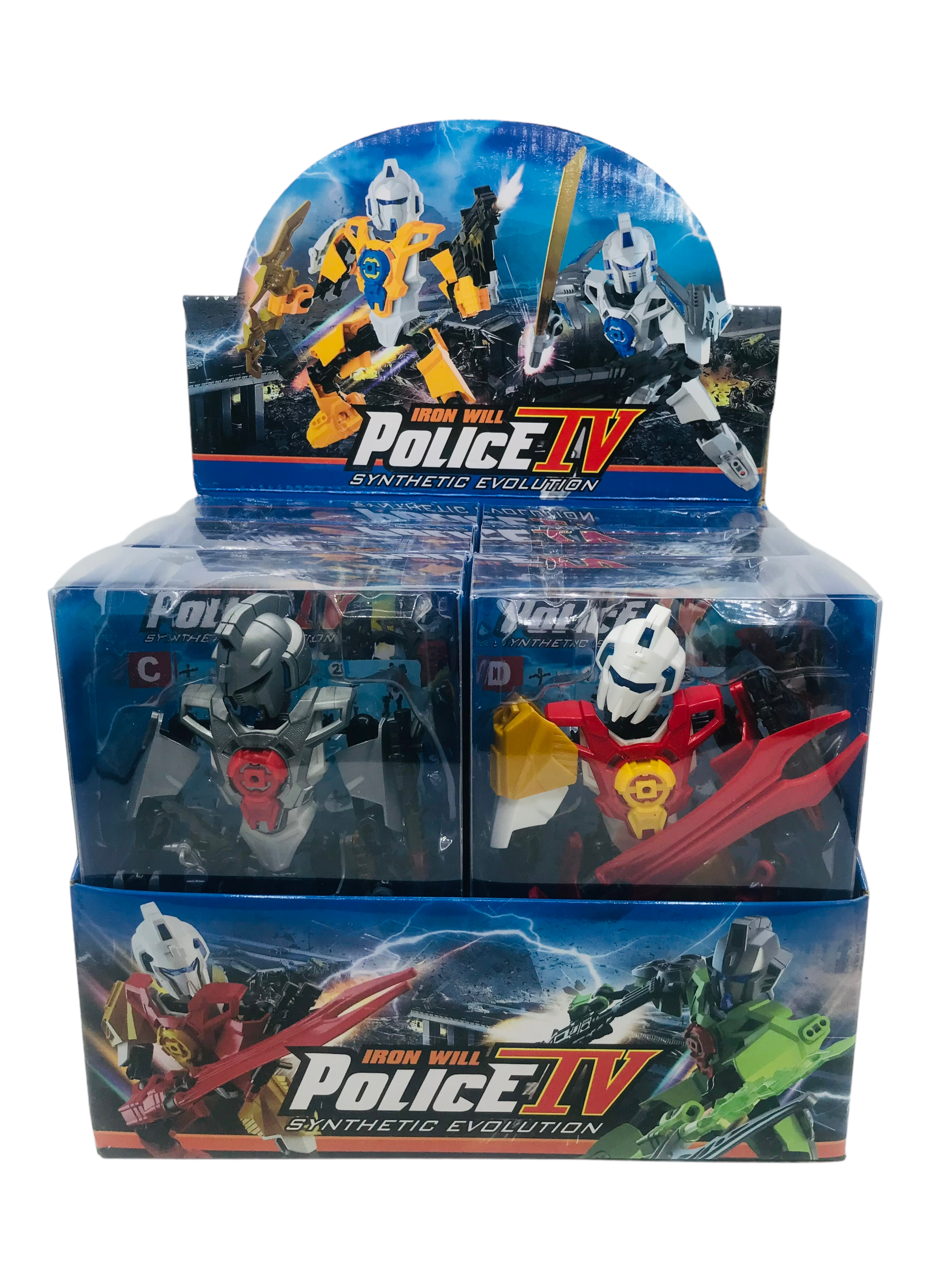 Policía Bionicle en Caja Exhibidora x6