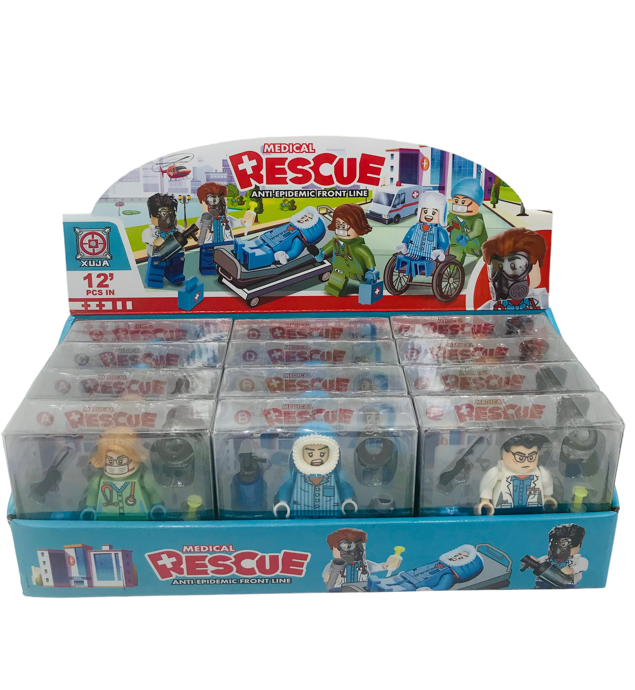 Médicos de Rescate en Caja Exhibidora x12