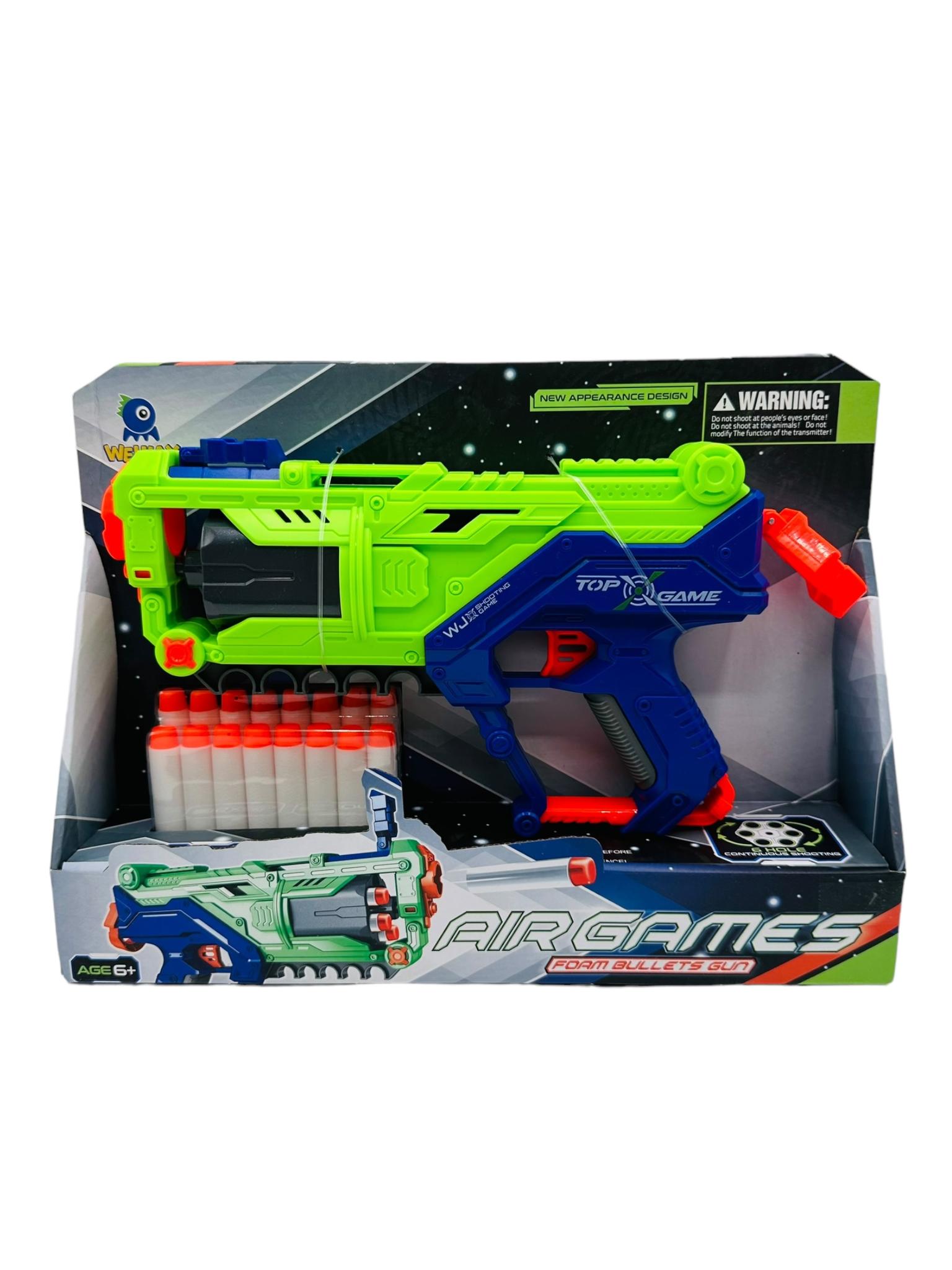 Air Games pistola continua en caja