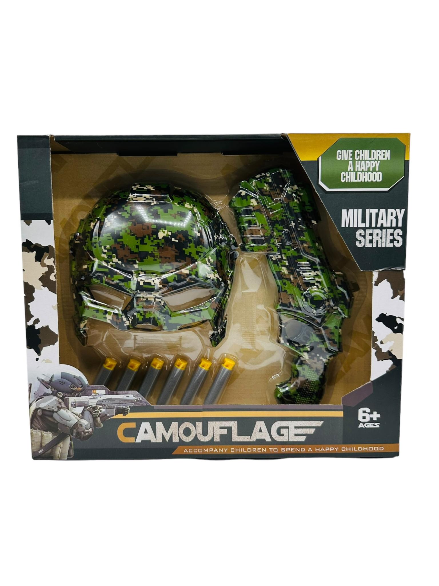 Camouflage set máscara jungla en caja