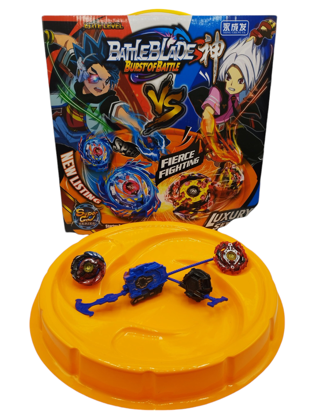 Battle BladeS - Luxury Set - Pista + 2 trompos con lanzadores