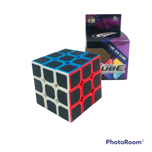 Cubo Mágico LZC 3x3 Carbono 