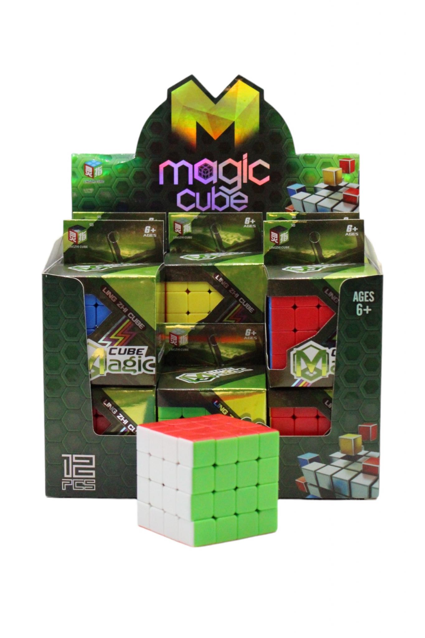 Cubo Mágico LZC 4x4 opaco en caja exhibidora x12