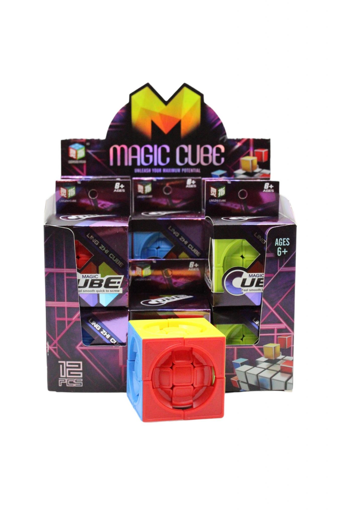 Cubo Mágico LZC esfera en caja exhibidora x12