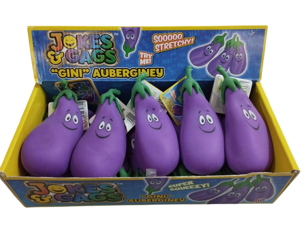 Squeeze Estirable Berenjena en Caja exhibidora x12
