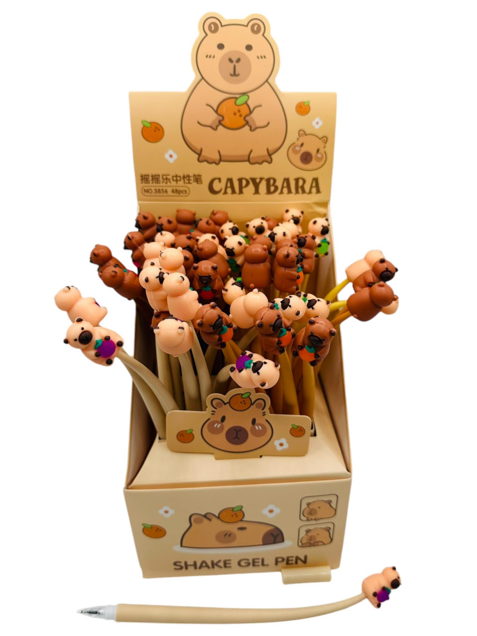 Lapicera Flex Capybara en Caja Exhibidora x48