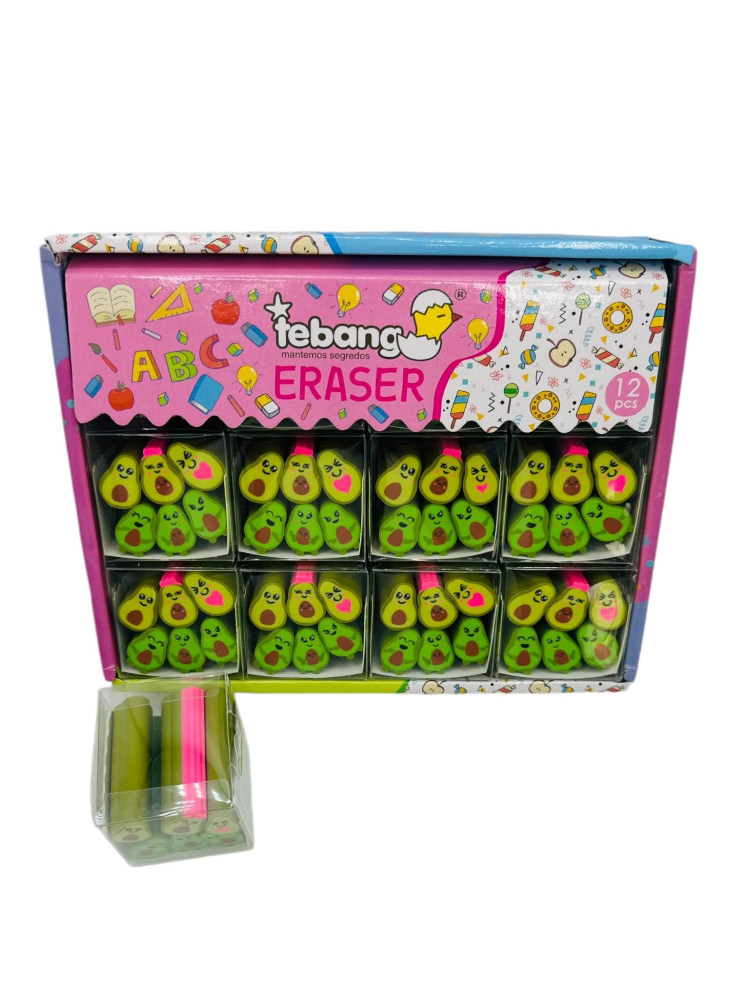 Gomas x 6 en caja Palta en Caja Exhibidora x12