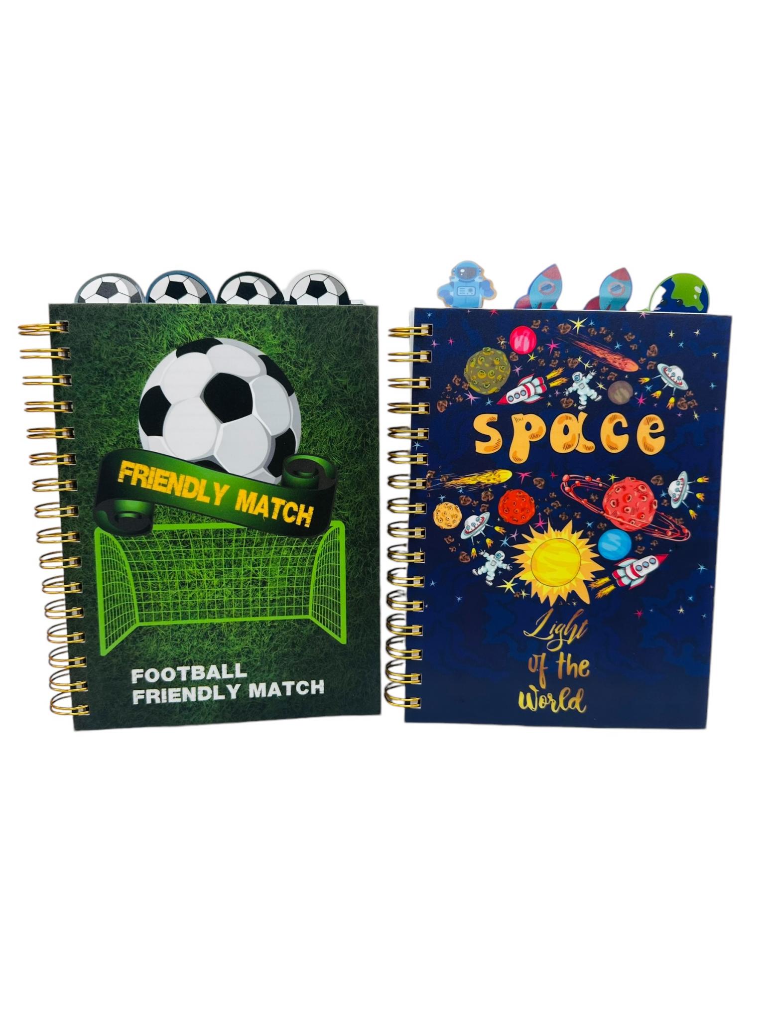 Cuaderno Espiral con Señaladores