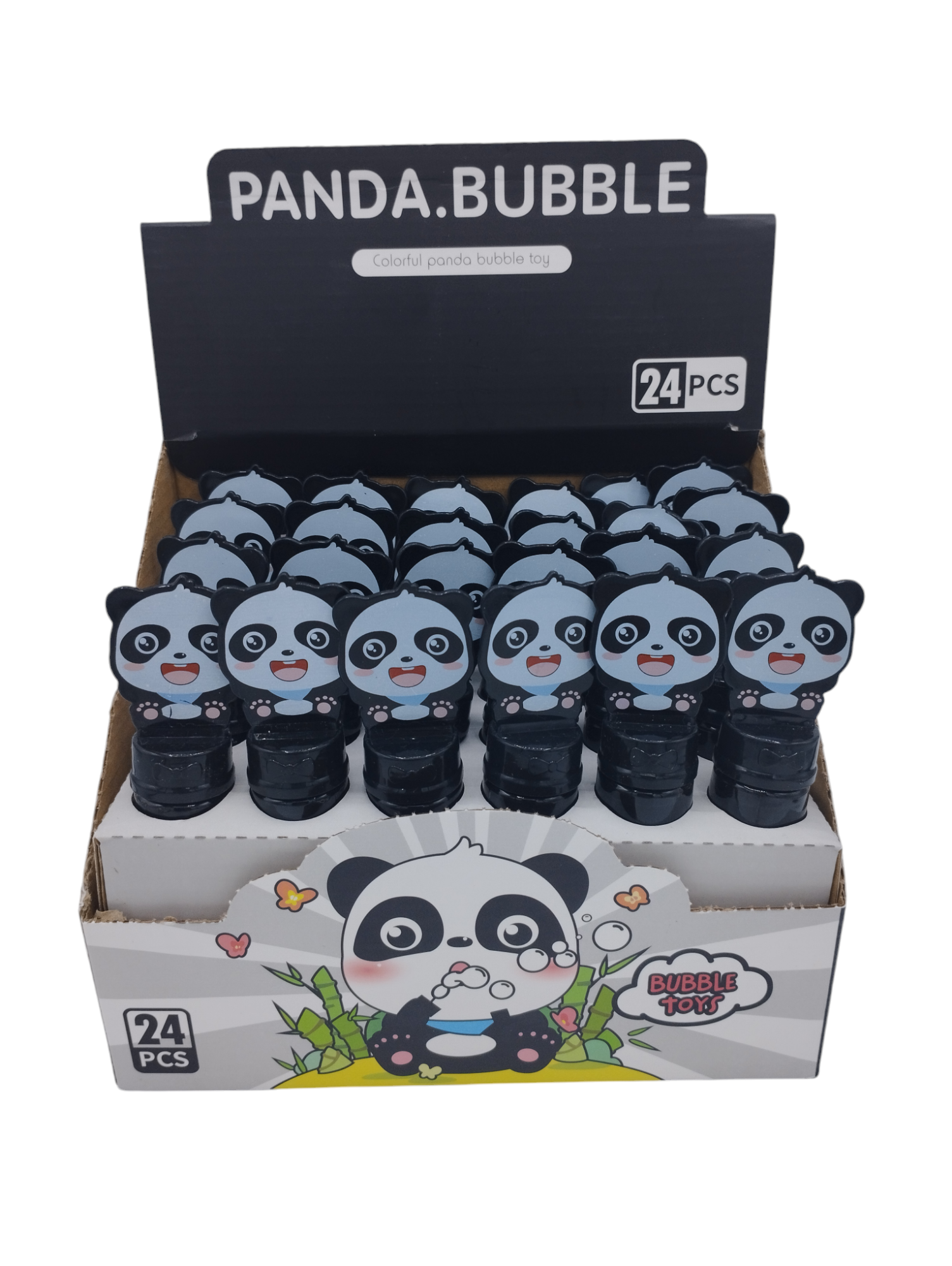Burbujero Panda en Caja Exhibidora x24
