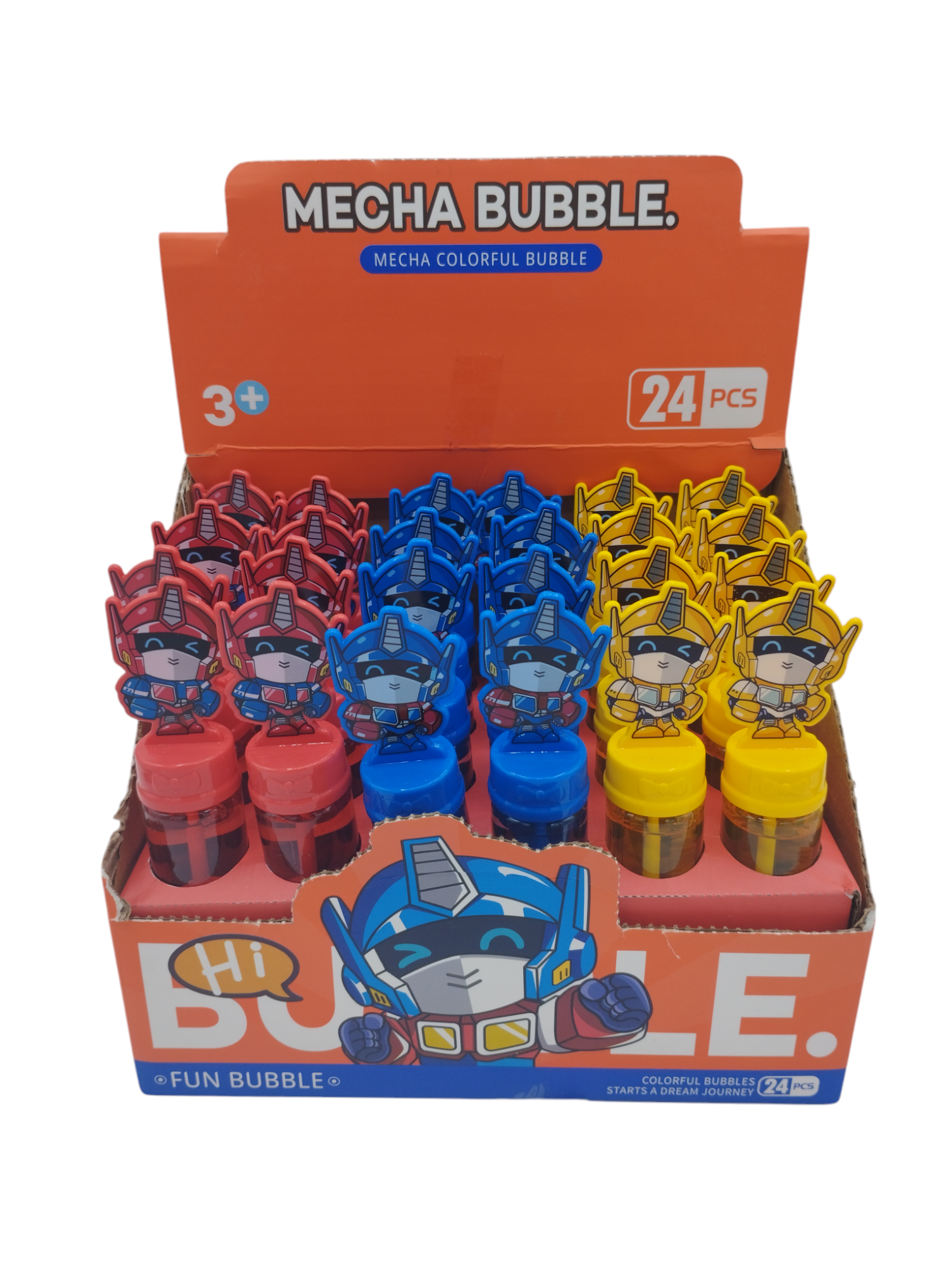 Burbujero Robot en Caja Exhibidora x24