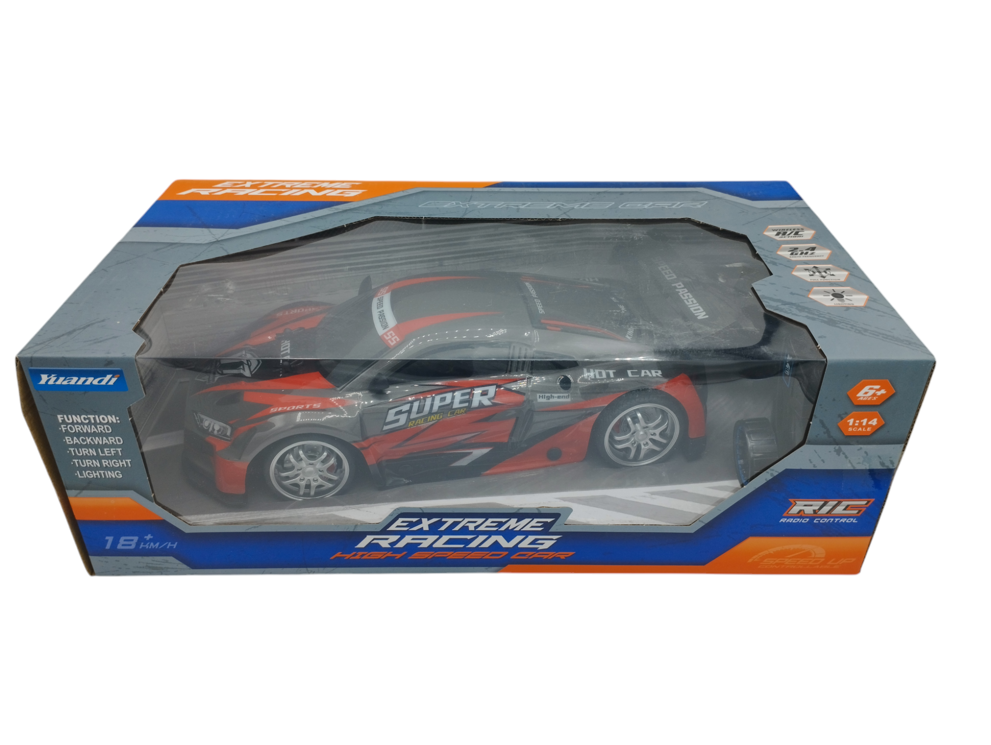 Auto RC Extreme Racing en Caja 1:14