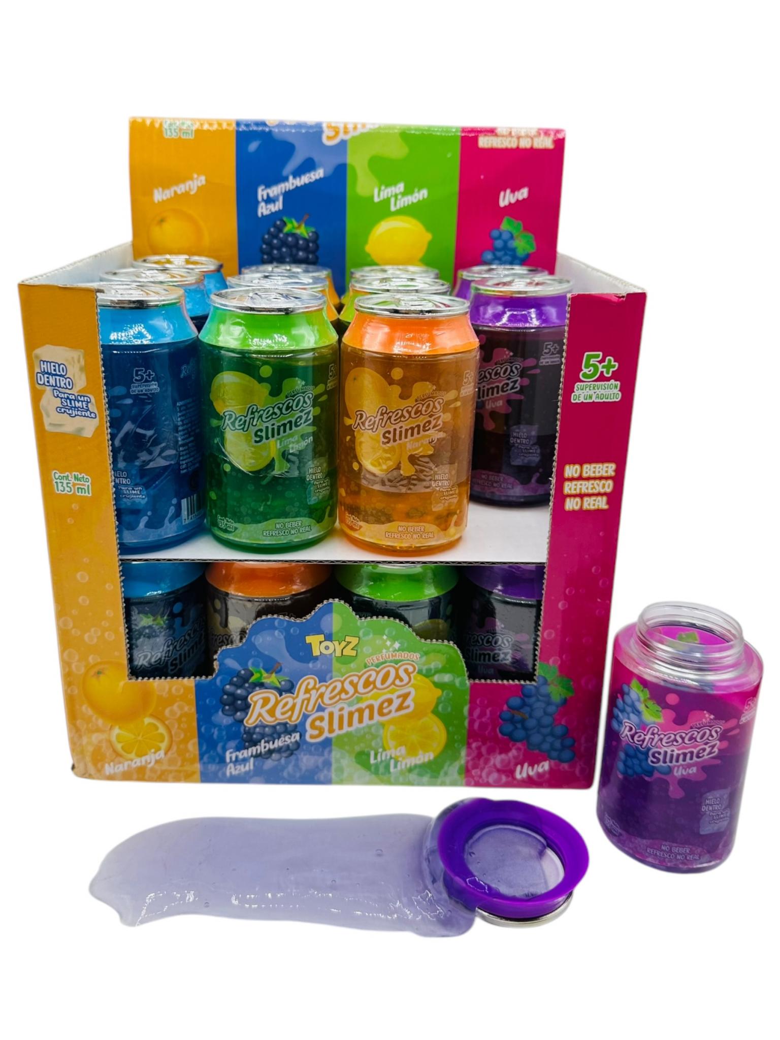 Slimez Refrescos Toyz x24 en caja exhibidora