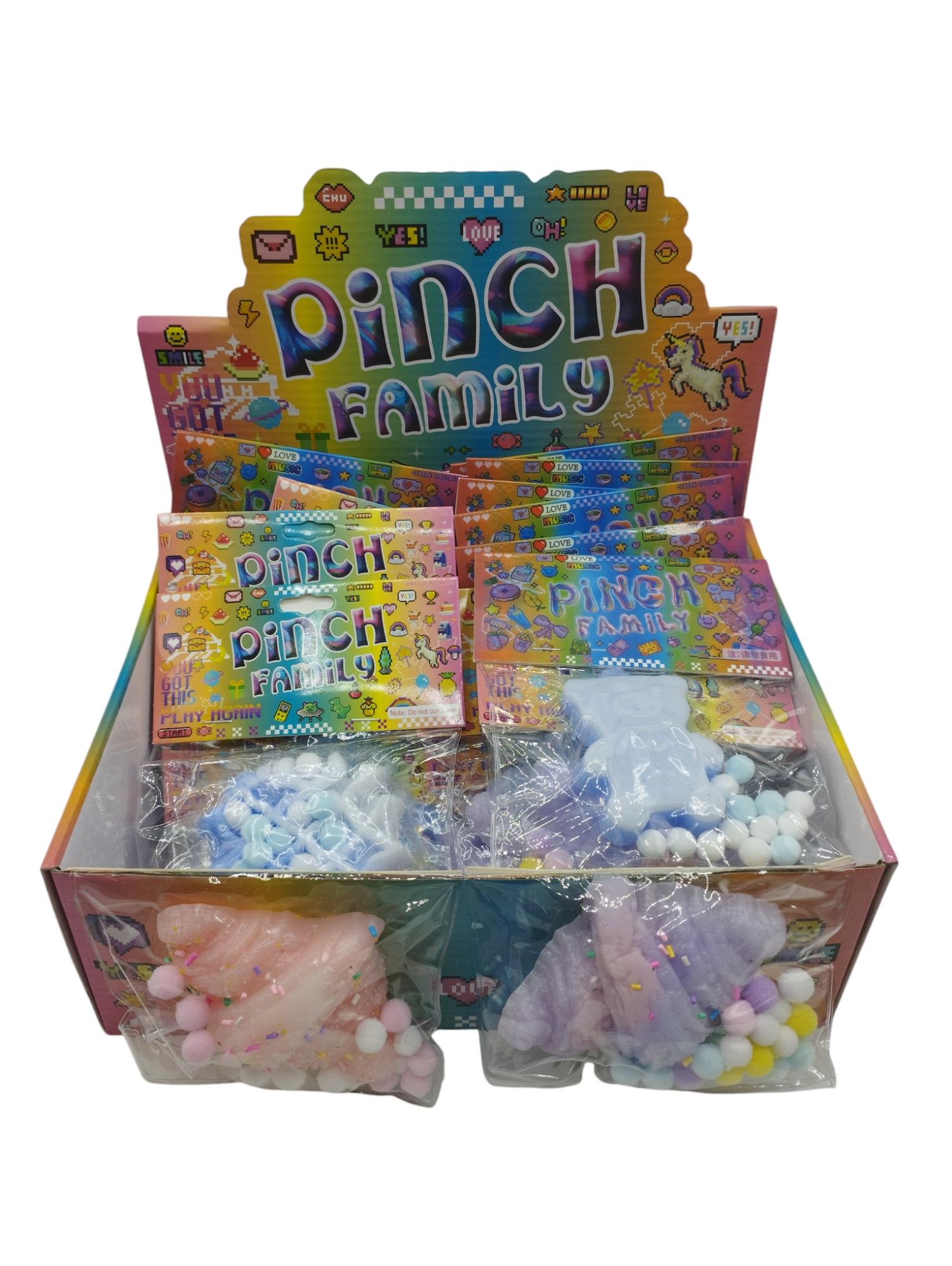 Squeeze Pinch Family Mix en Caja Exhibidora x18