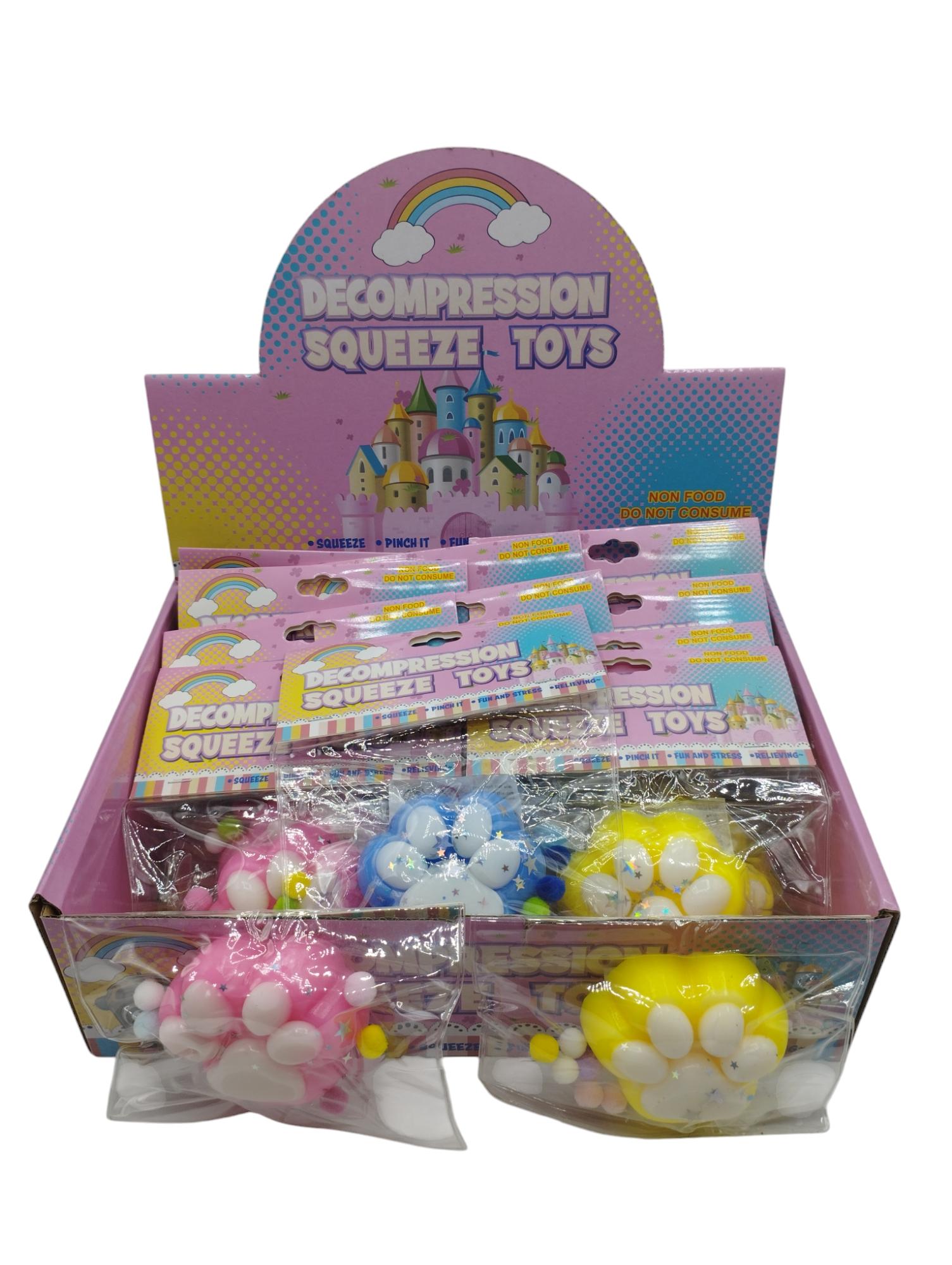 Squeeze Pinch Family Huella en Caja Exhibidora x16