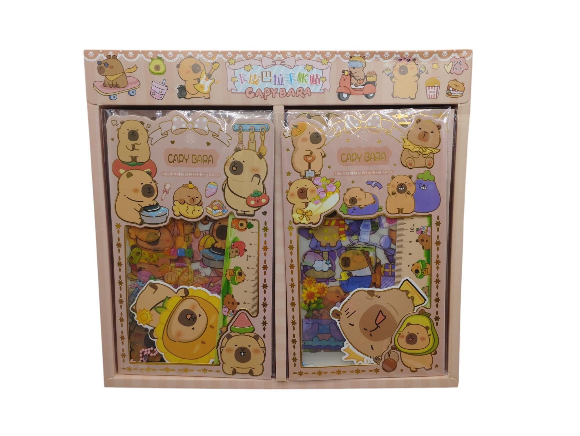 Kit Capybara x24 en caja exhibidora