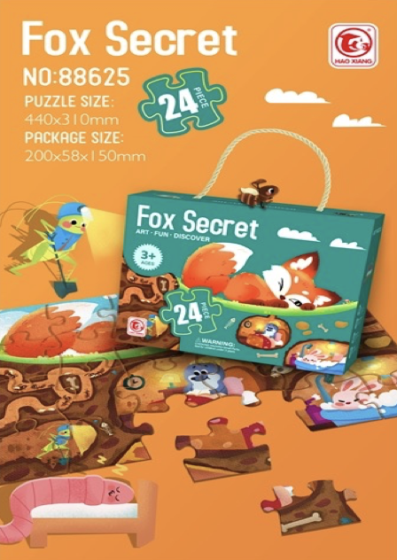 Rompecabezas FOX SECRET 24 piezas