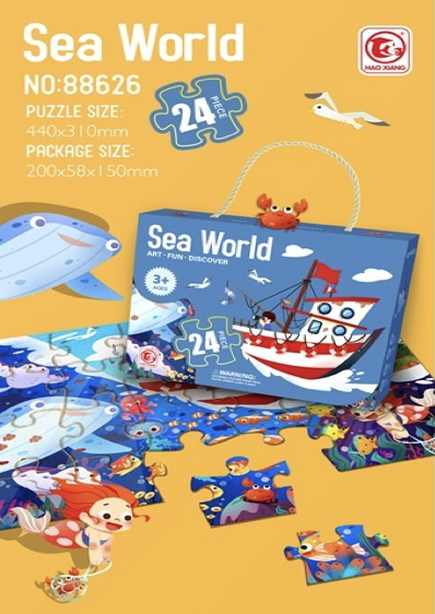 Rompecabezas SEA WORLD 24 piezas