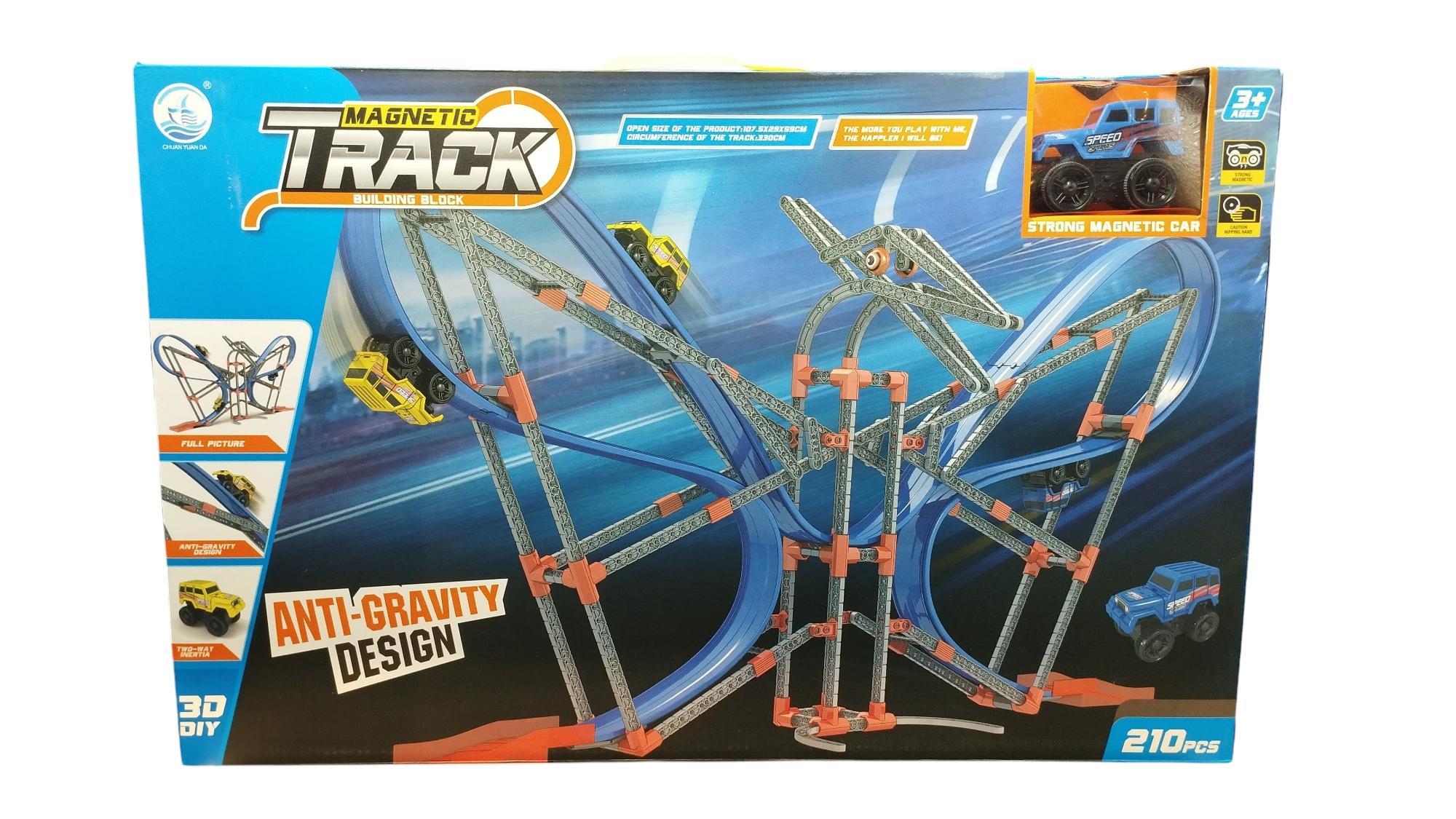 Pista de Autos High Speed Track Anti Gravedad 210PCS