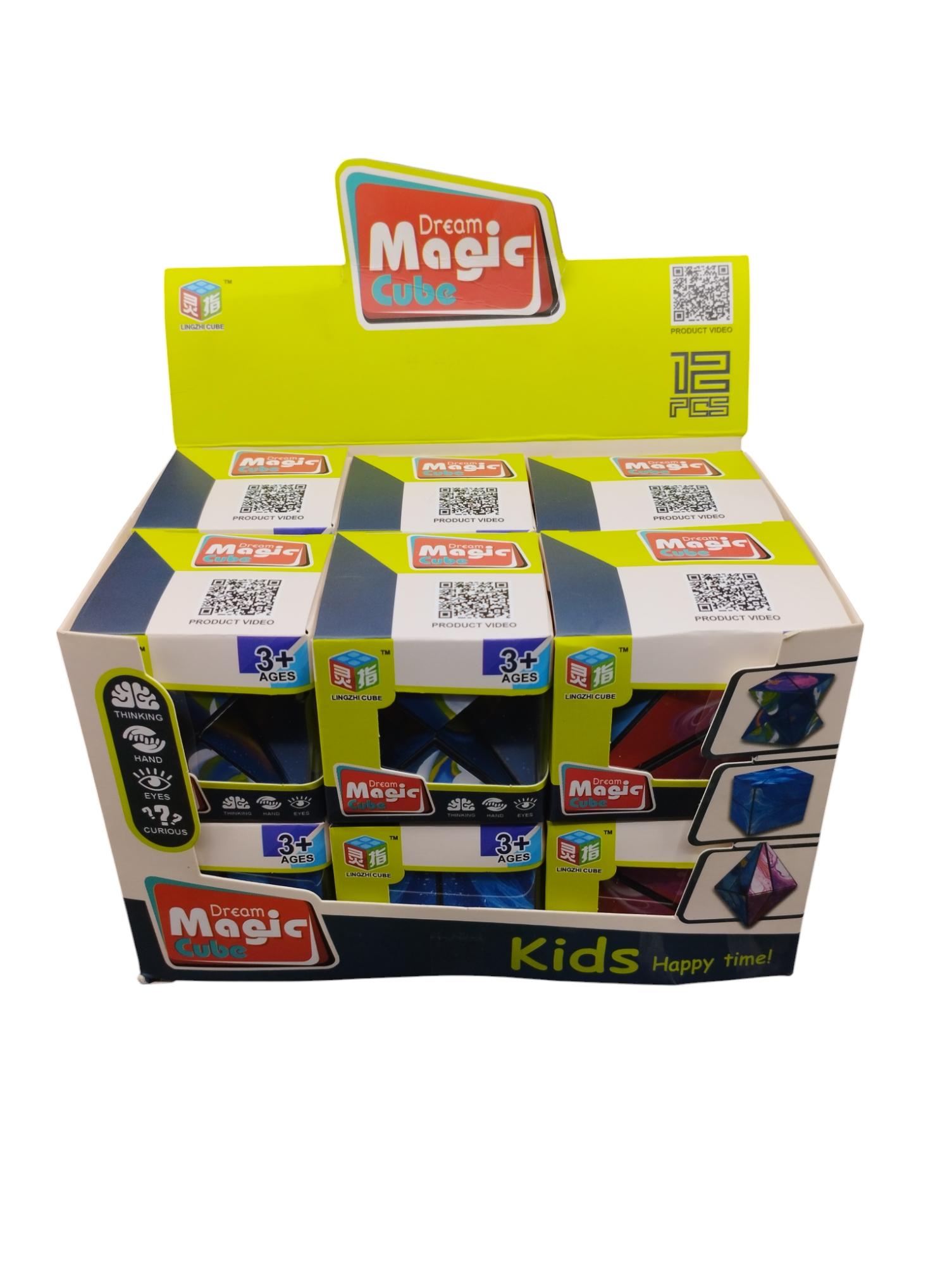 Cubo Deformable Dream Magic Cube En Caja Exhibidora x12u