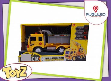 Camion de Construccion con Luz y Sonida en Caja