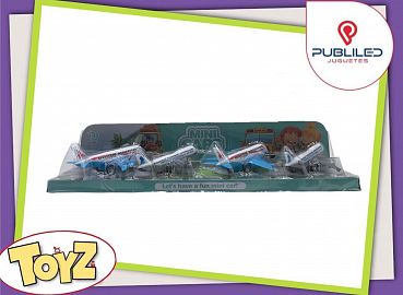 Cuatro Aviones en Blister