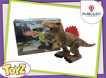 Dinosaurio con Luz y Sonido en Caja