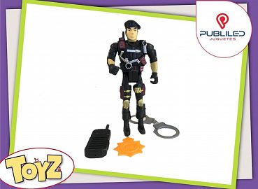 Muñeco Policia con accesorios