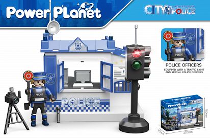 Power Planet Puesto Policial de transito con Luz