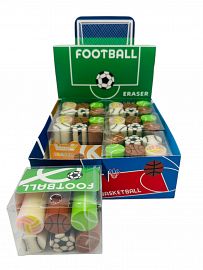 Caja con 6 Gomas de Pelotas deportivas en Caja Exhibidora x6