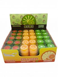 Goma Frutas en Caja Exhibidora x30