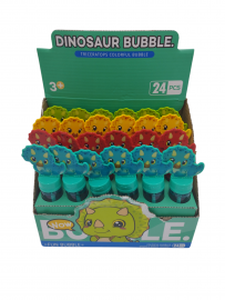 Burbujero Triceratops en Caja Exhibidora x24