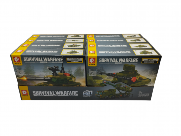 S Block - Survival Warfare 8 en 1 en Caja Exhibidora x8