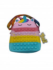 Cartera PopIt Unicornio en bolsa x12