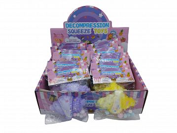 Squeeze Pinch Family Medialuna en Caja Exhibidora x16