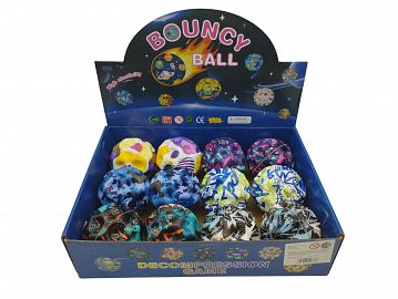Bouncy ball x12 en caja exhibidora