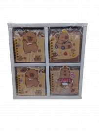 Anotador Capybara x24 en caja exhibidora