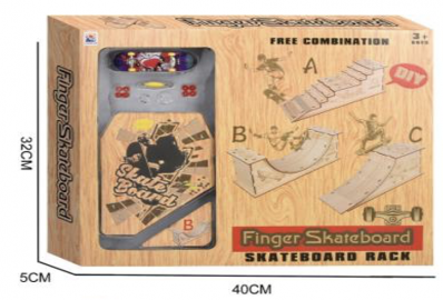 Rampas Finger Skateboard MDF