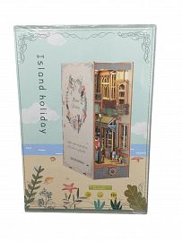 Holiday Island Book Nook para Armar en MDF